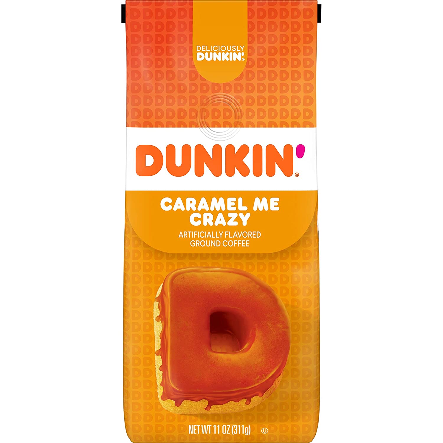 Dunkin'【キャラメルミークレイジー】ダンキン　フレーバーコーヒー　ミディアムロースト グラウンドコーヒー(11oz/311g)